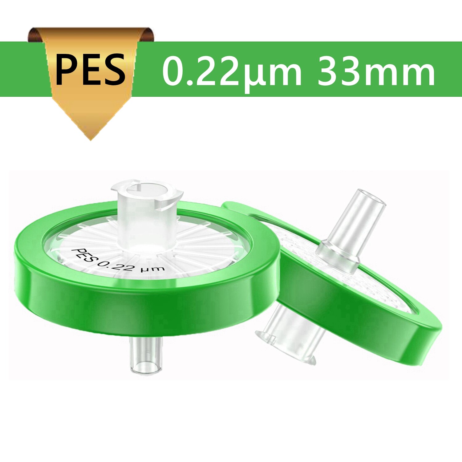 100x Hydrophilic Syringe Filters NY/PTFE/PES Membrane Pre-filter Filtration HPLC