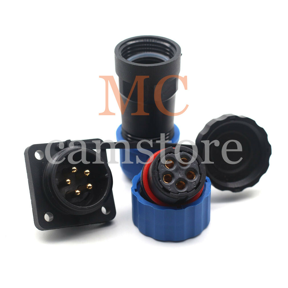SD20 1-14pin Waterproof Connector, IP67 Electrical Aviation Industrial Plug