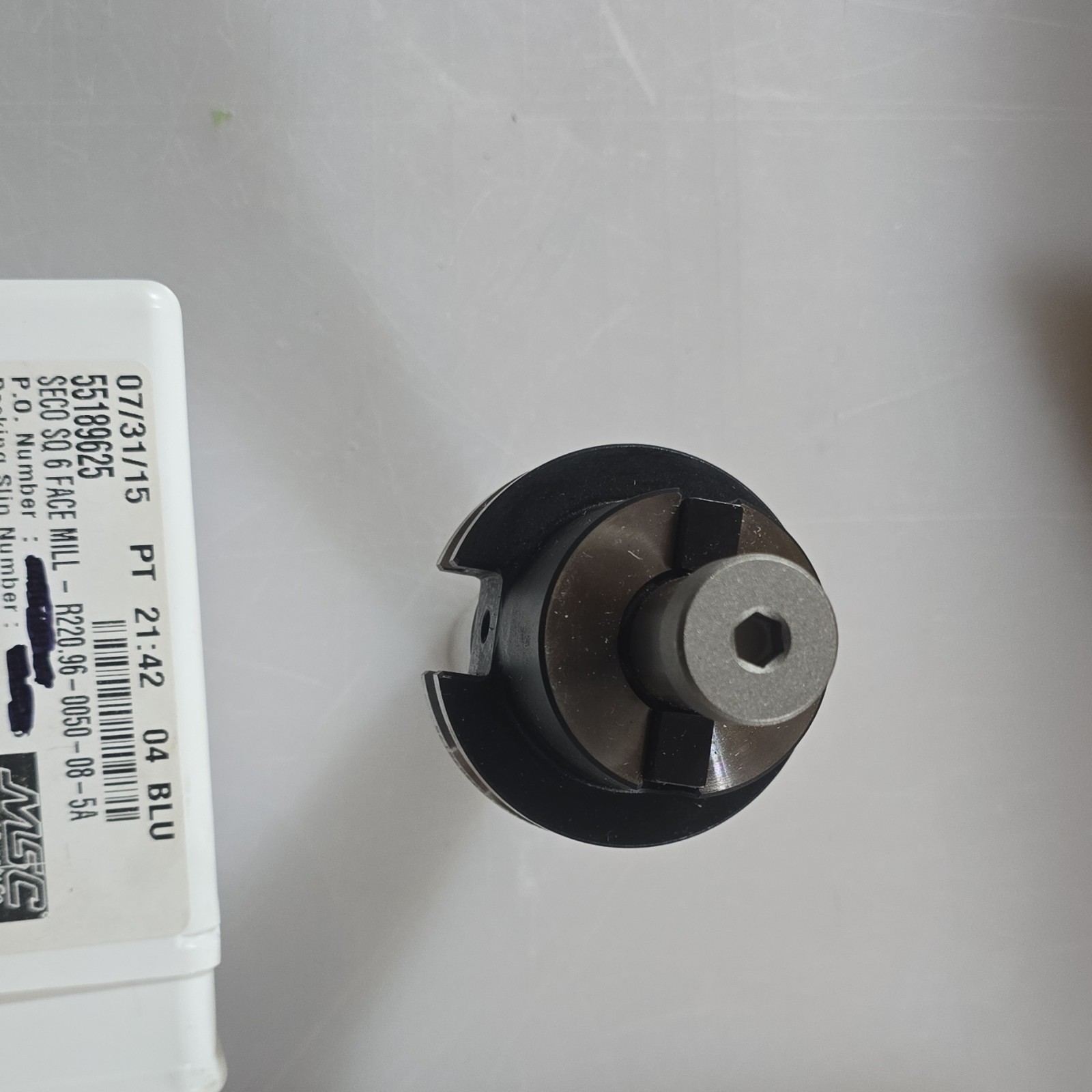 MSC Face Mill 50.0mm 90° R22.0 Shank Carbide-Tipped Cutter MPN 55189825