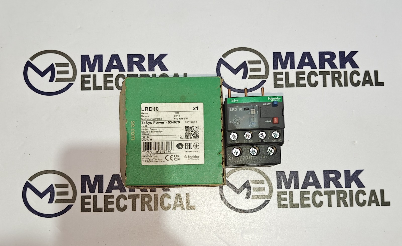 SCHNIDER ELECTRIC LRD10 THERMAL OVERLOAD RELAY RANGE 4-6A FAST SHIPPING