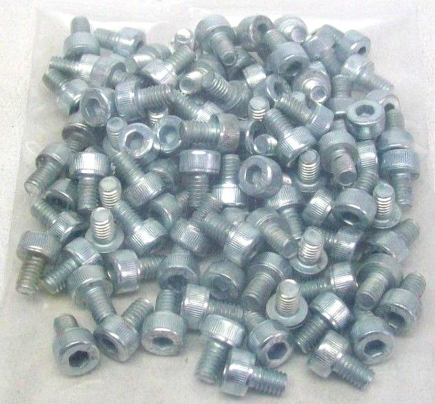 PACK OF 100 NEW M4-0.7 X 6MM SOCKET HEAD CAP SCREWS GRADE 8.8 ZINC FREE SHIP NH