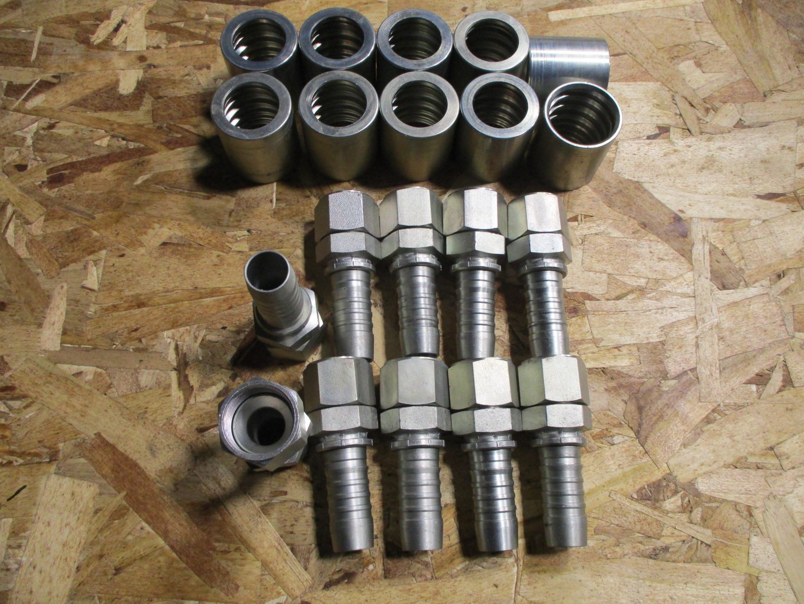 10-Pack Gates Hydraulic Hose Fittings 12GS-12FJX Female JIC 37° Swivel OEM | New