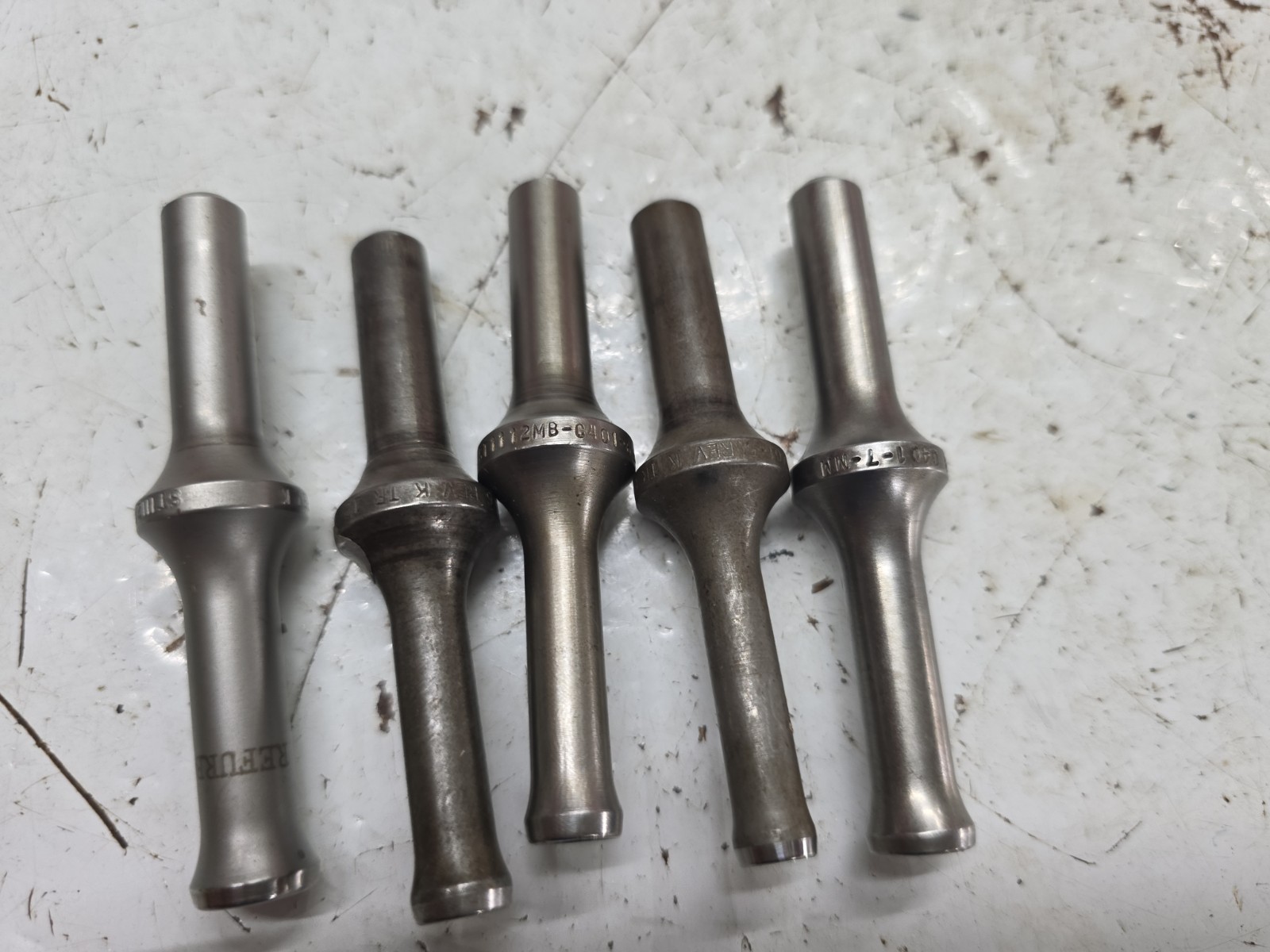 Aircraft Tools Rivet Set For Brazier Head Rivets, read description