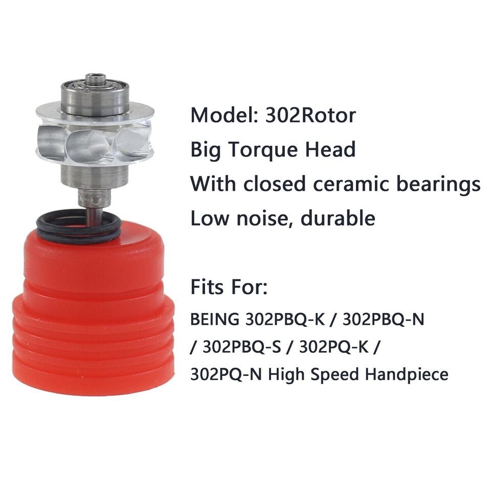 BEING Dental High Speed Turbine Fiber Optic Handpiece fit NSK Coupler 4/6 Hole