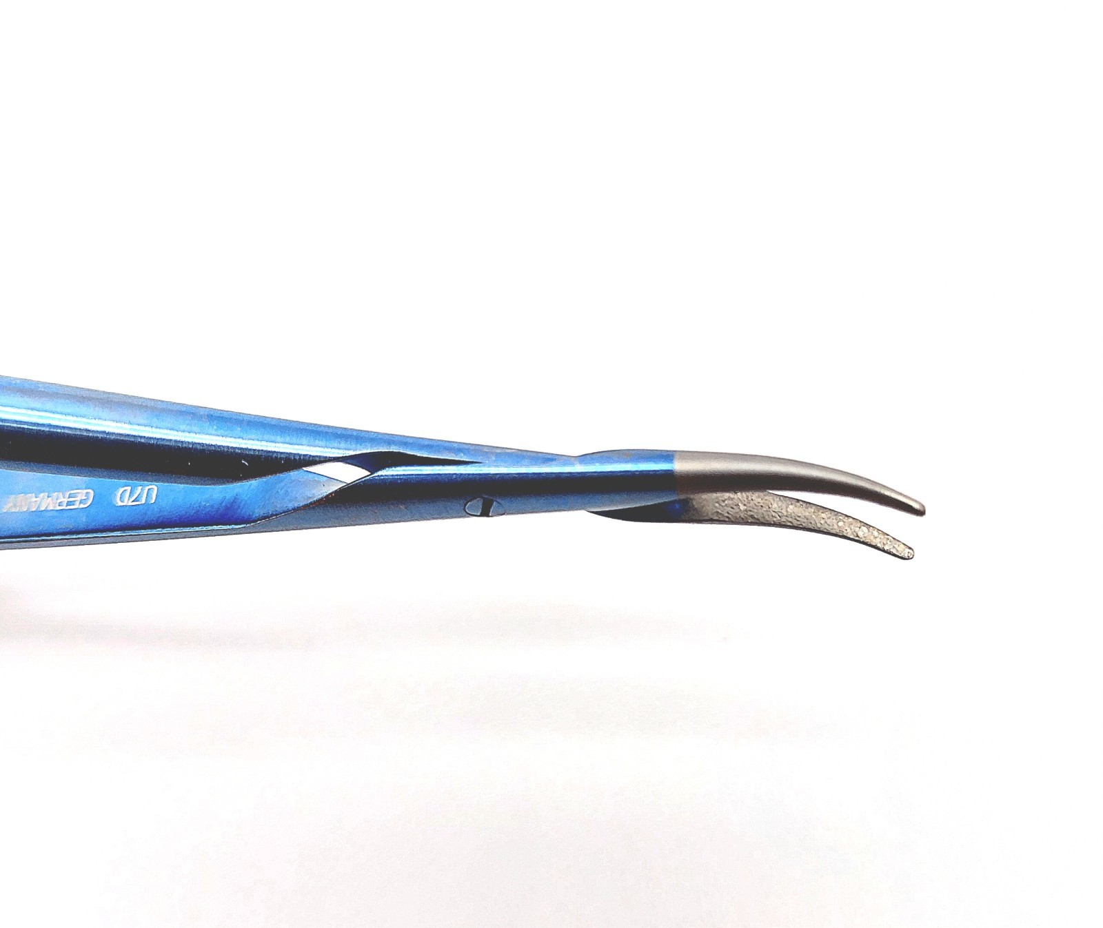 Scanlan 3003-174 Jacobson Micro Needle Holder Curved Diamond Dust Titanium