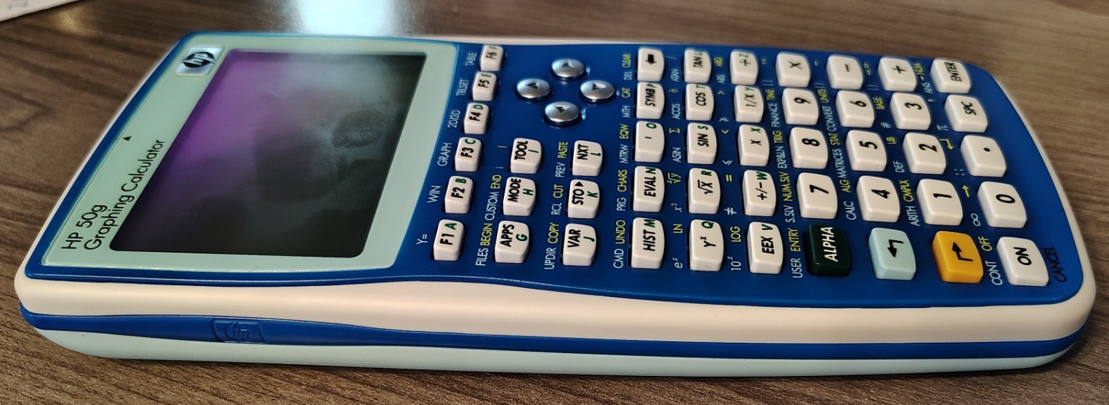 RARE Blue version HP 50g Graphing Calculator combo NEAR MINT NW240AA