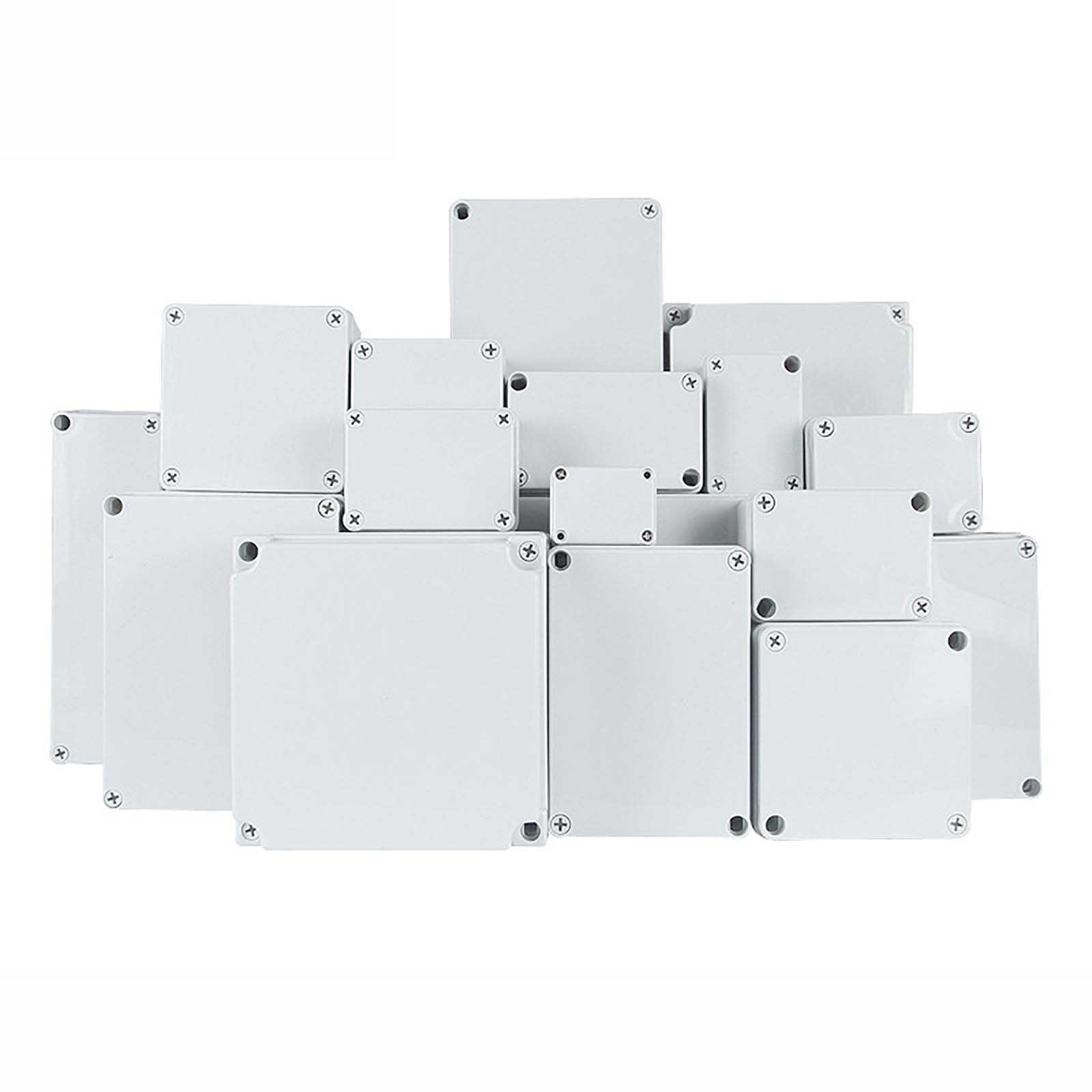Waterproof White Plastic Project Enclosure DIY Electrical Junction Box Dustproof