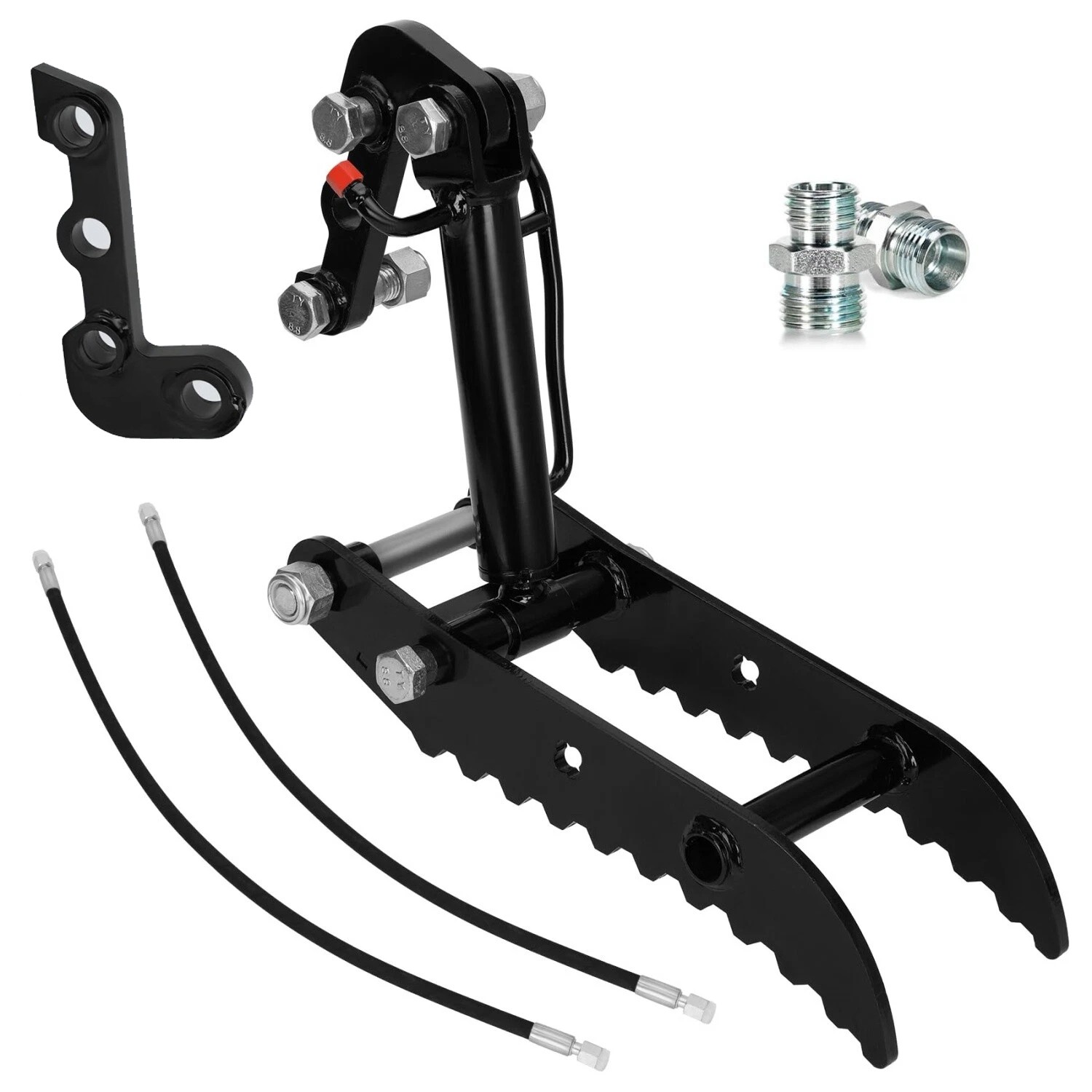 Mini Excavators Hydraulic Thumb Clip, Thumb Below 3 Tons with L-Shaped Bracket