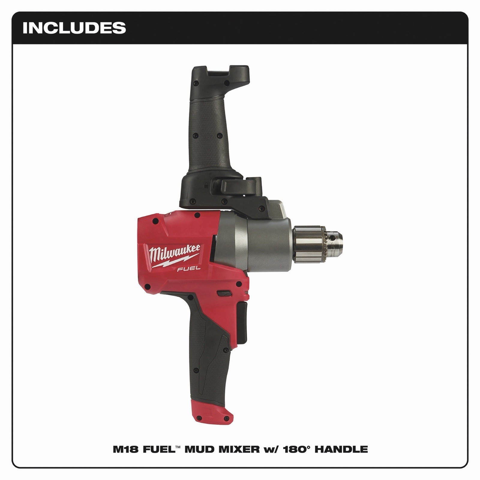 Milwaukee 2810-20 M18 FUEL 18V 1/2-Inch Variable-Speed Mud Mixer – Bare Tool