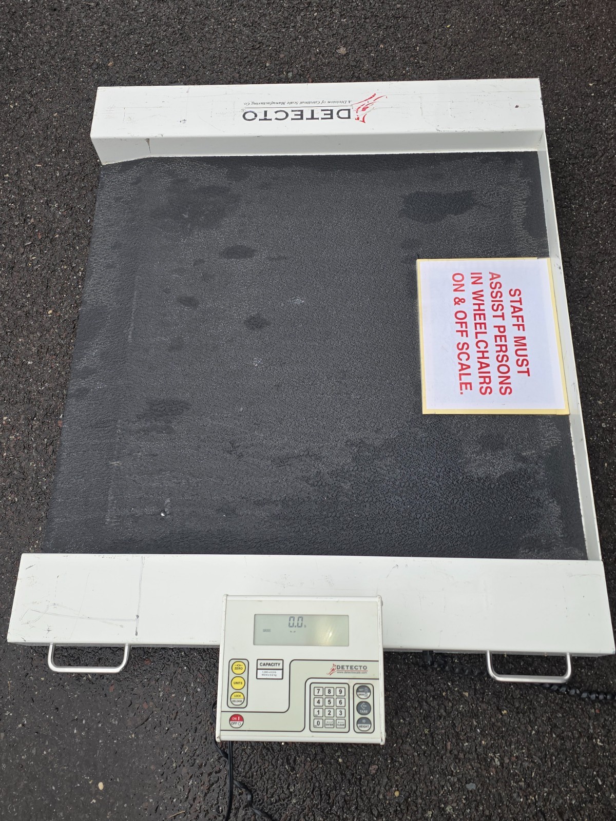6x Detecto CR1000D Wheelchair Scale 1000lb Medical Platform Scale + Parts Unit