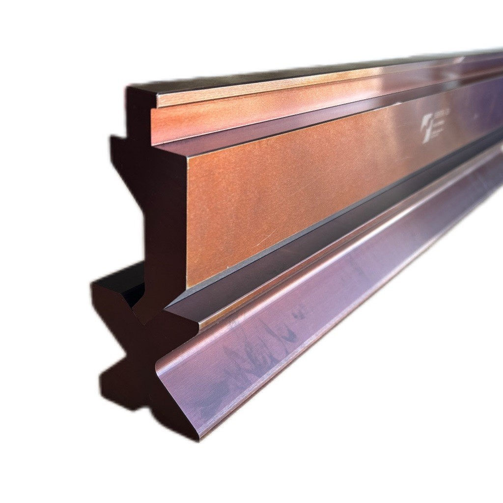 NEW 8 ft. American Type Press Brake Punch (Height: 3.03″) & 4-Way Die (2.36″sq)