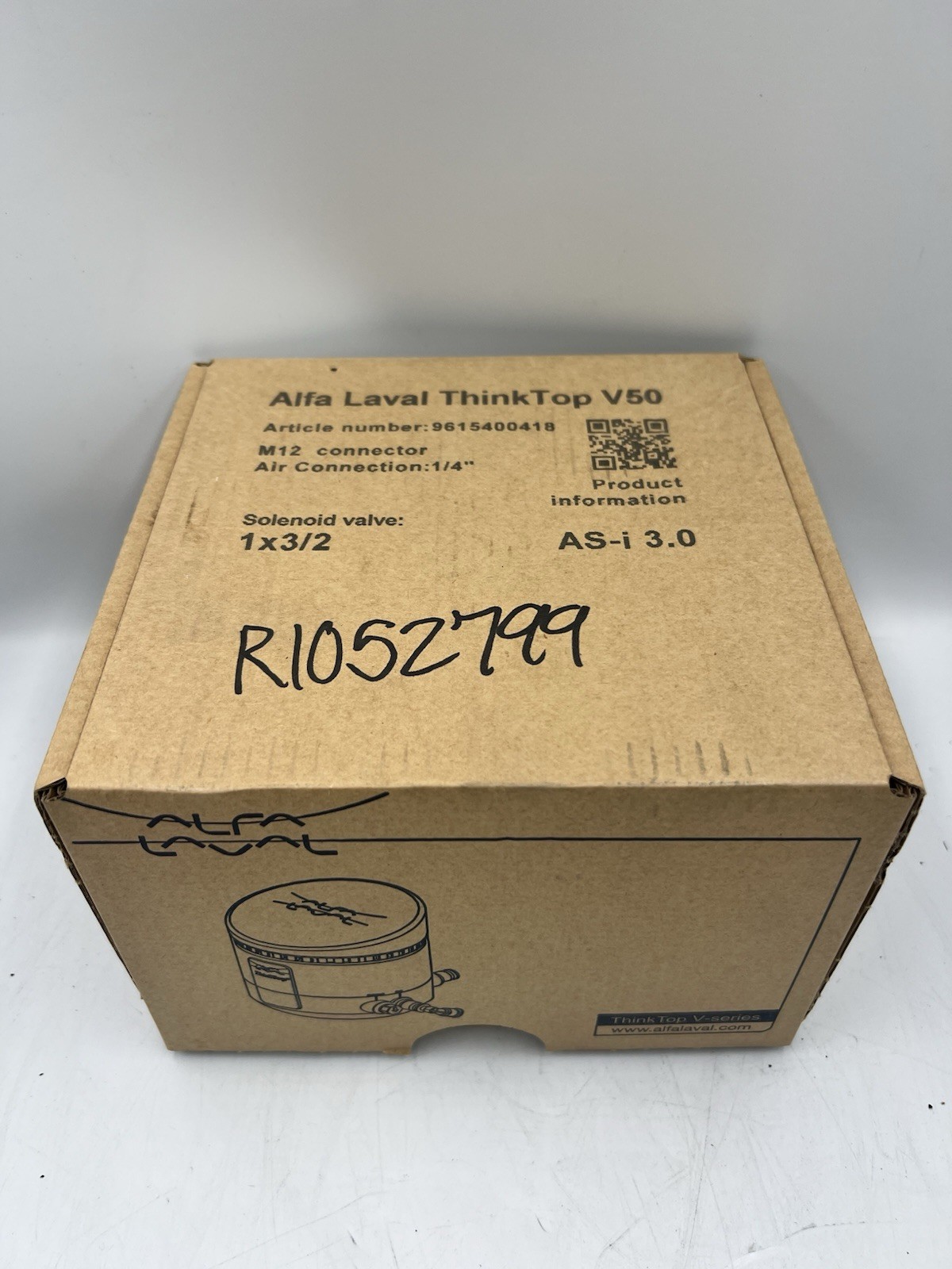 Alfa Laval 9615400418 ThinkTop V50 Control Unit AS-i 3.0 M12 1×3/2 Solenoid