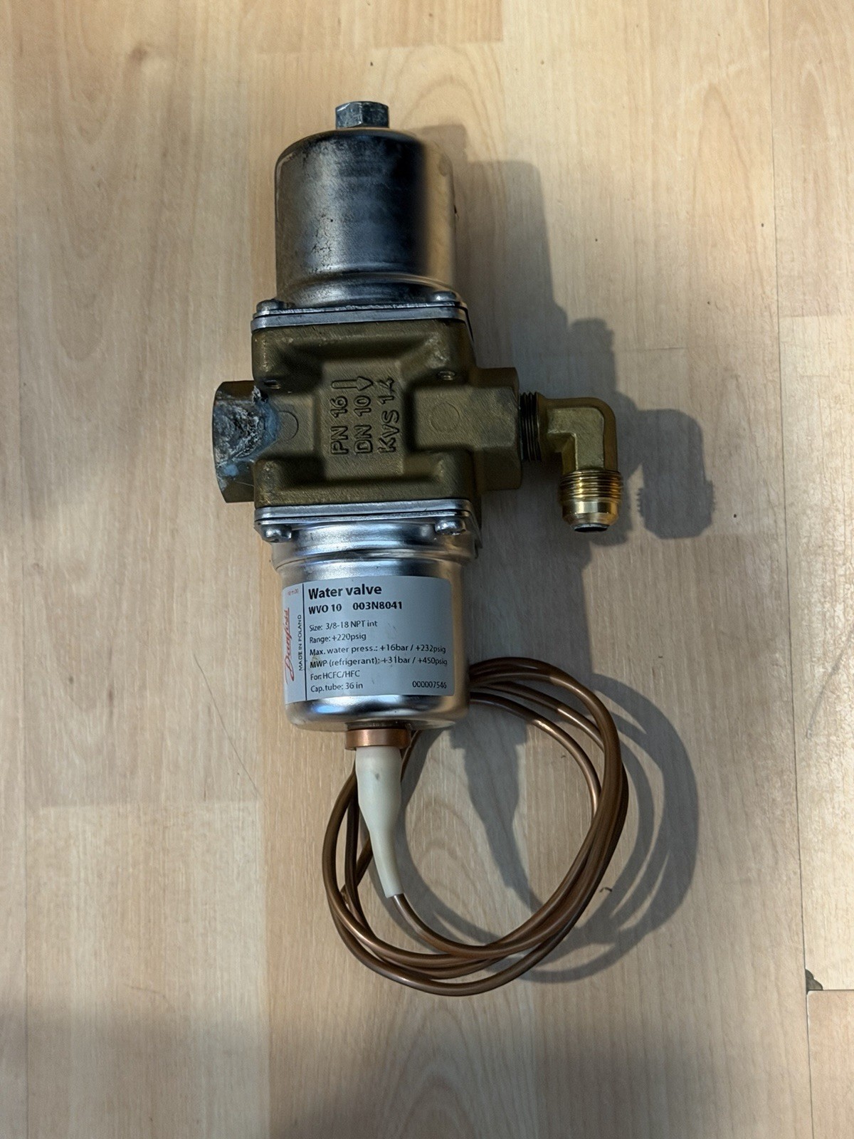 MANITOWOC ICE MACHINE / 000007546 / VALVE WATER REGULATOR / GUARANTEED TO WORK