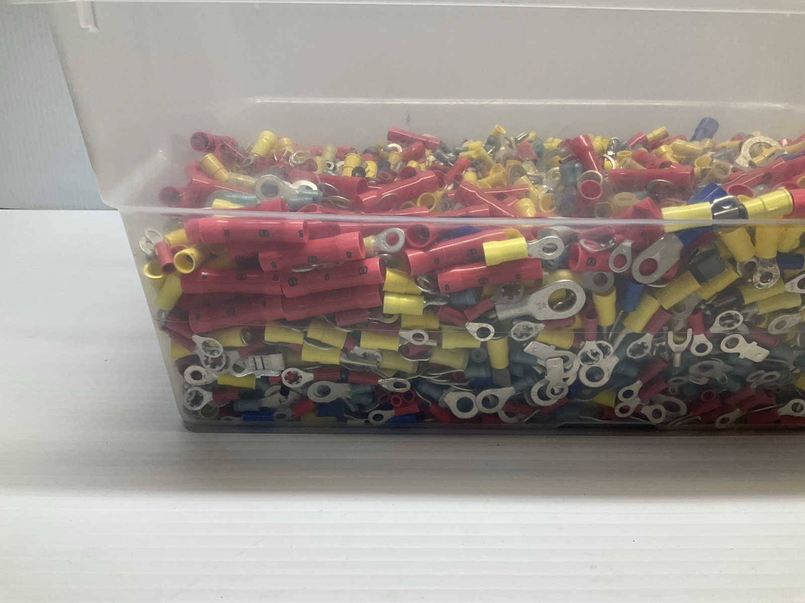 21 lb Lot Of Mixed Wire Terminal Connectors – 3M, Panduit, Molex, Voltrex, Etc.