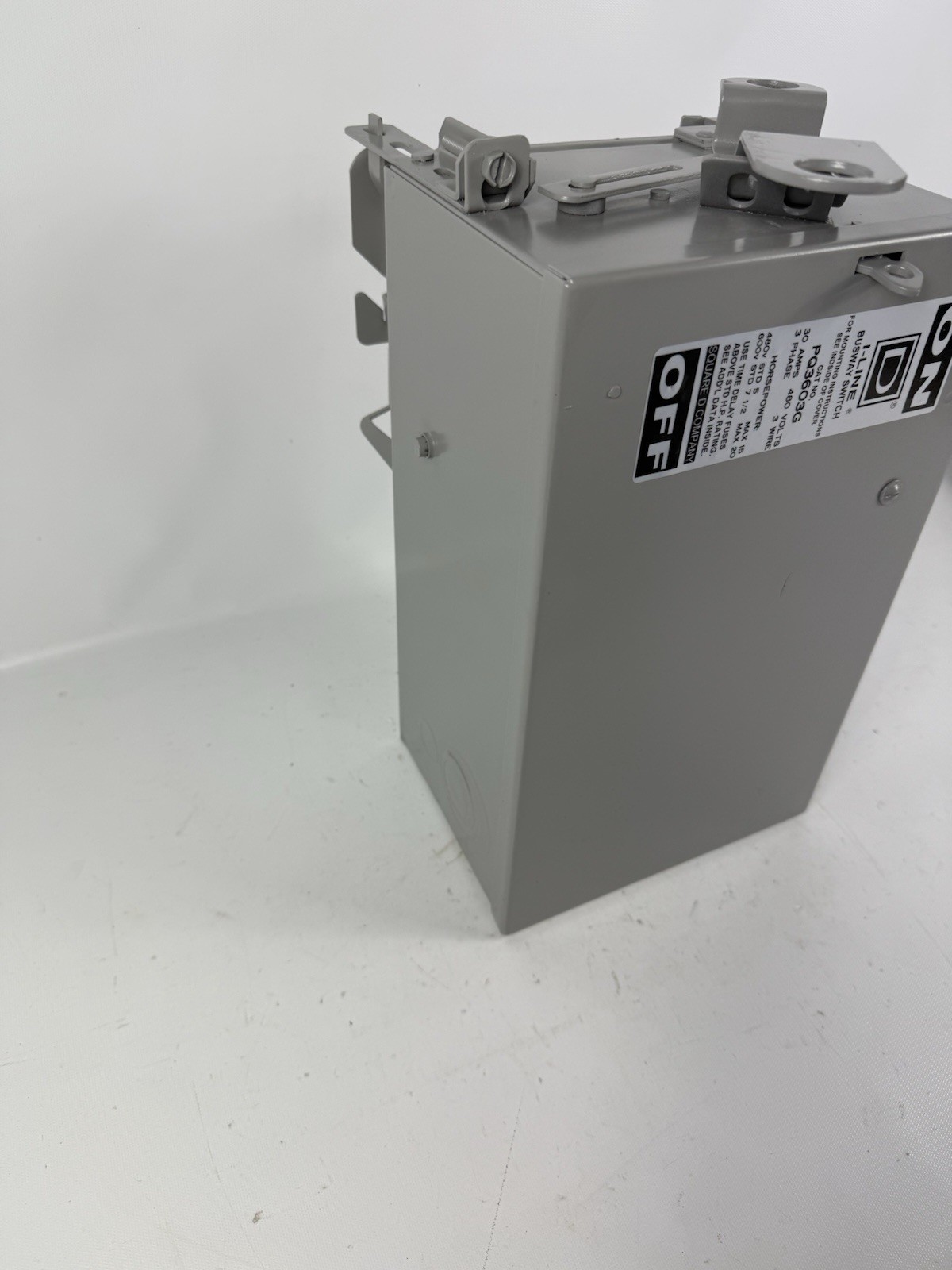 Square D I-Line PQ3603G 30 AMP 600V 3PH Fusible Busway Plug 3W, With ground, 30A