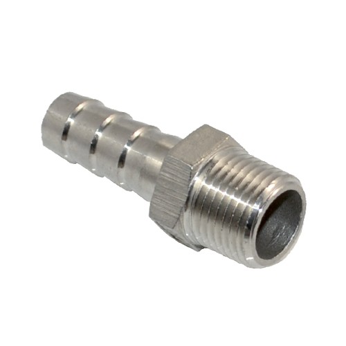 MALE NPT Thread Pipe Fitting to Barb Hose Tail End Connector Stainless Steel 304