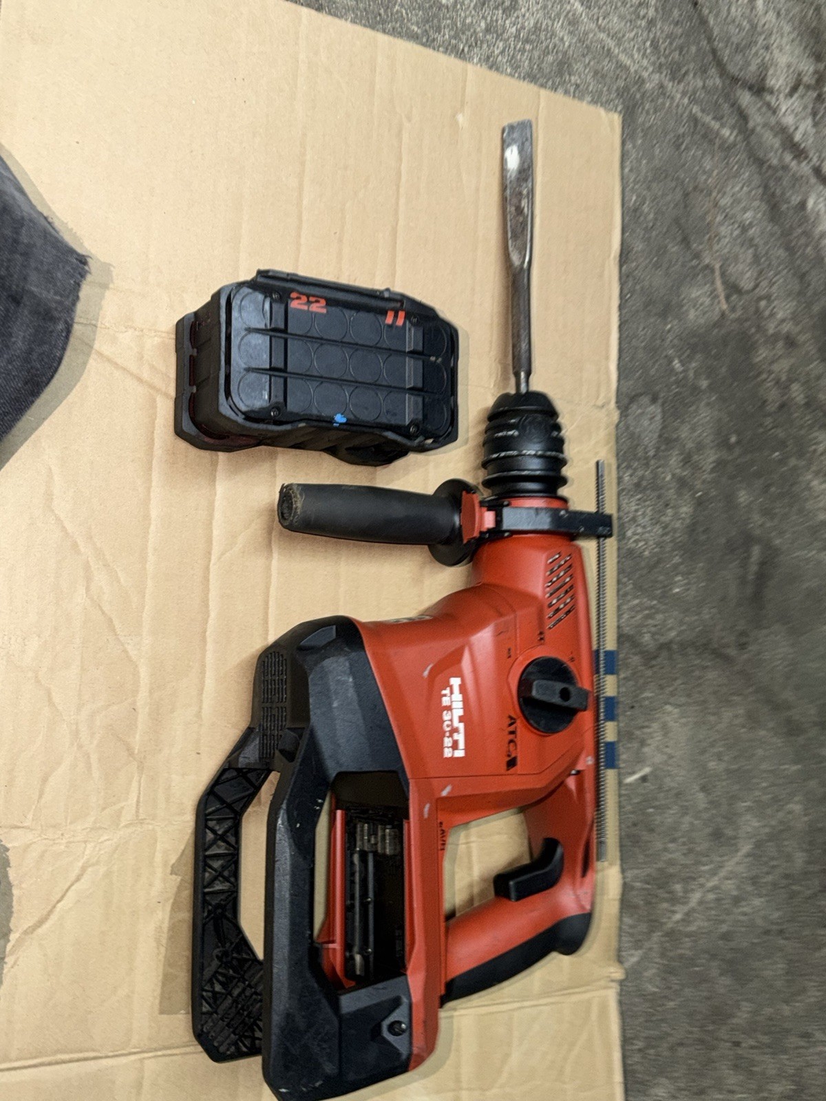 HILTI TE 30-22 NURON ATC & AVR Cordless Rotary Hammer Drill/B 22-255 Li-ion BATT