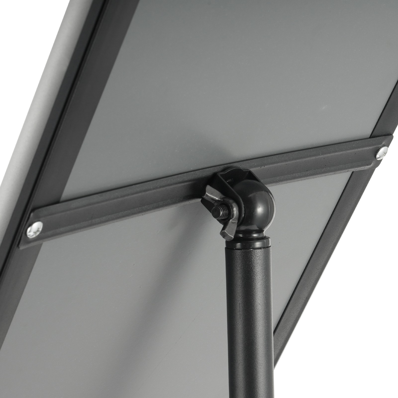 Uimoso Adjustable Pedestal Poster Stand with 8.5 x 11 In Display and Round Base