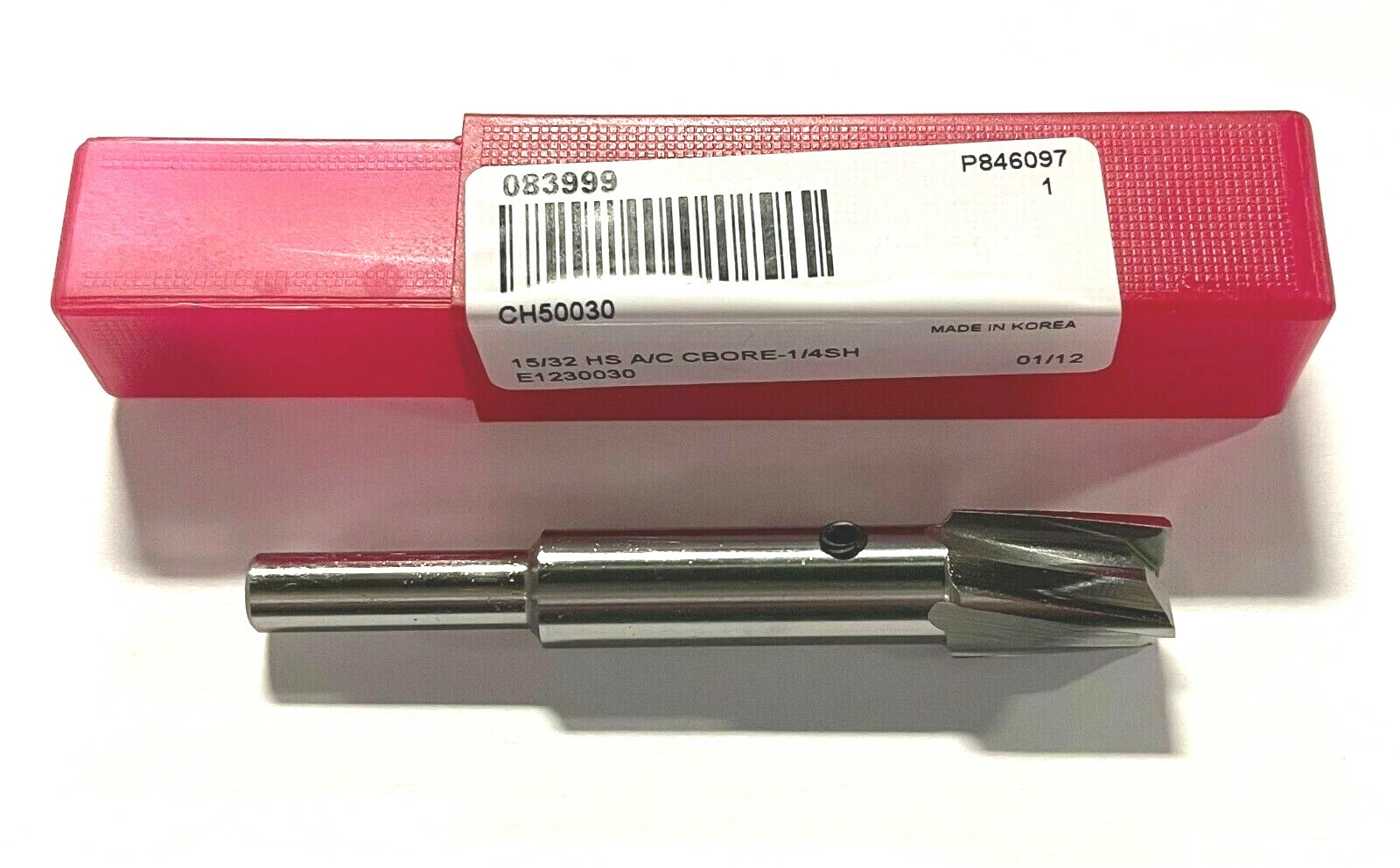 ProCut 15/32″ HSS Aircraft Counterbore Interchangeable Pilot 1/4″ Shank
