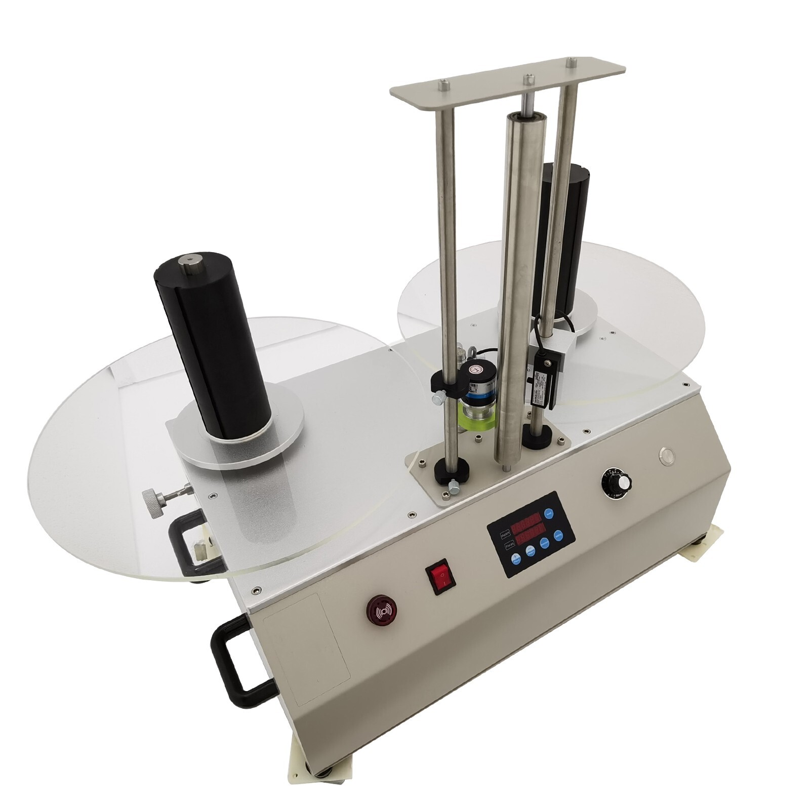 PET/PVC/PP Barcode Label Rewinder Automatic Counting Splitter Rewinder 110V