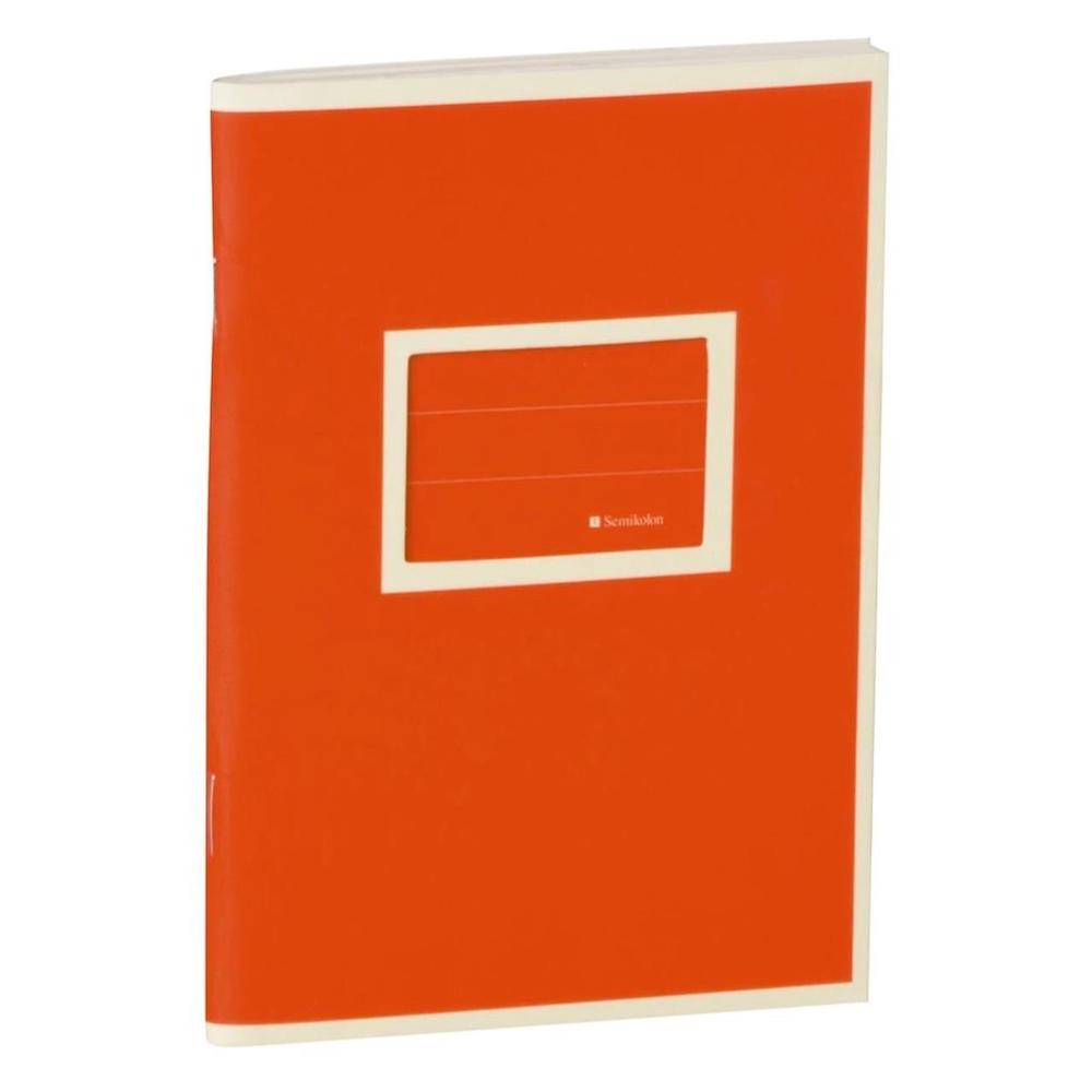 Lined Exercise Notebook (Orange) – A6