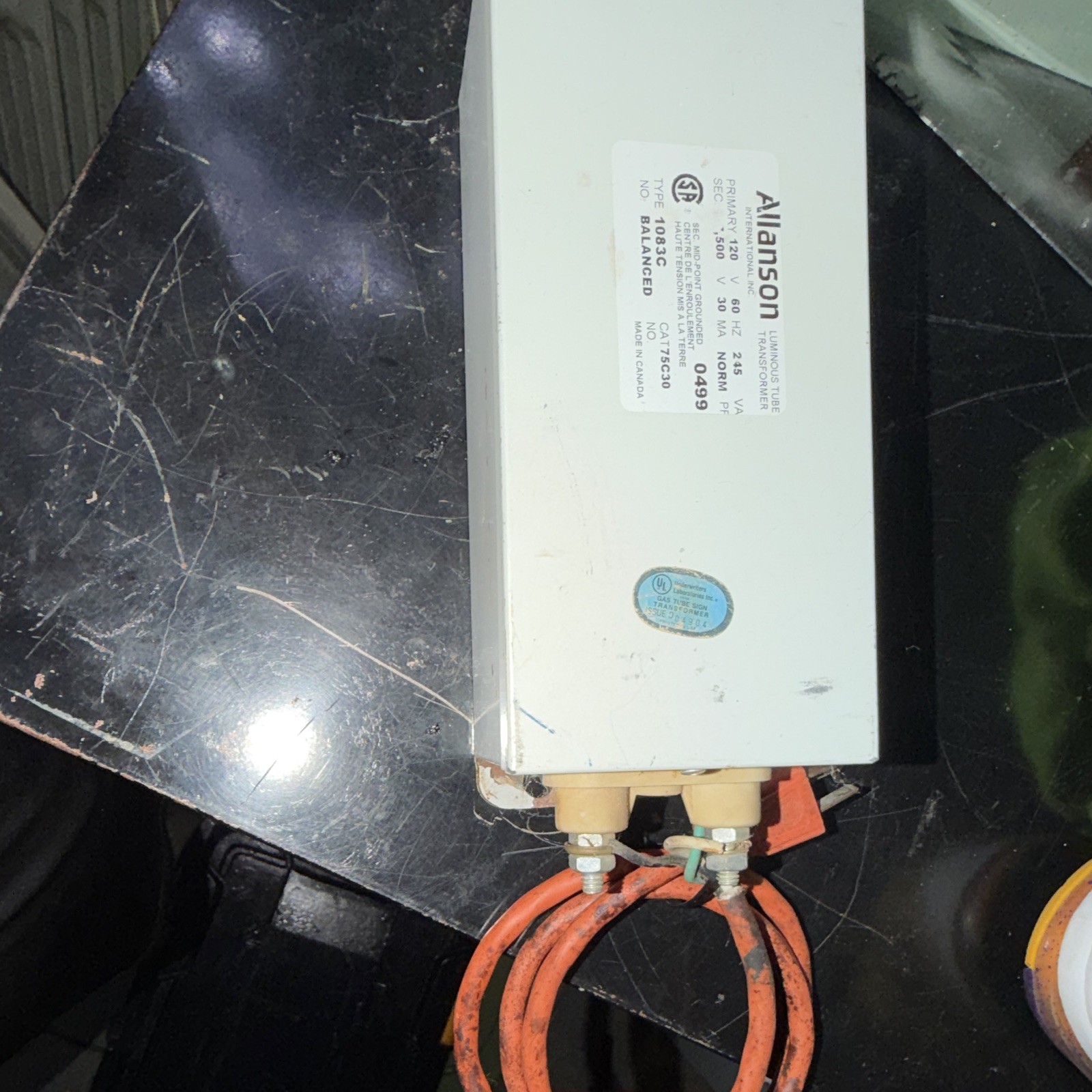 Allanson IS-500 500VA Step-Down Power Transformer 120V to 12V AC 60Hz