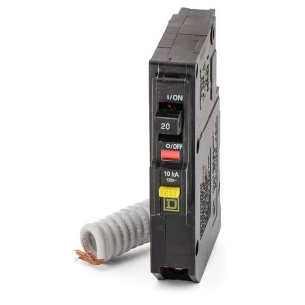 NIB – Square D – QO120GFI – Miniature Circuit Breaker, 20A, 1 Pole, 120Vac