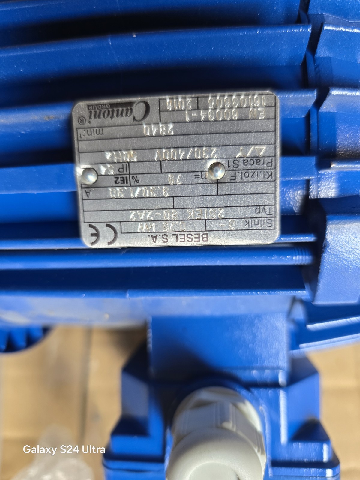 Cantoni Group 2SIEK 80-2A2 0.75kW 230/400V 3-Phase AC Induction IP55