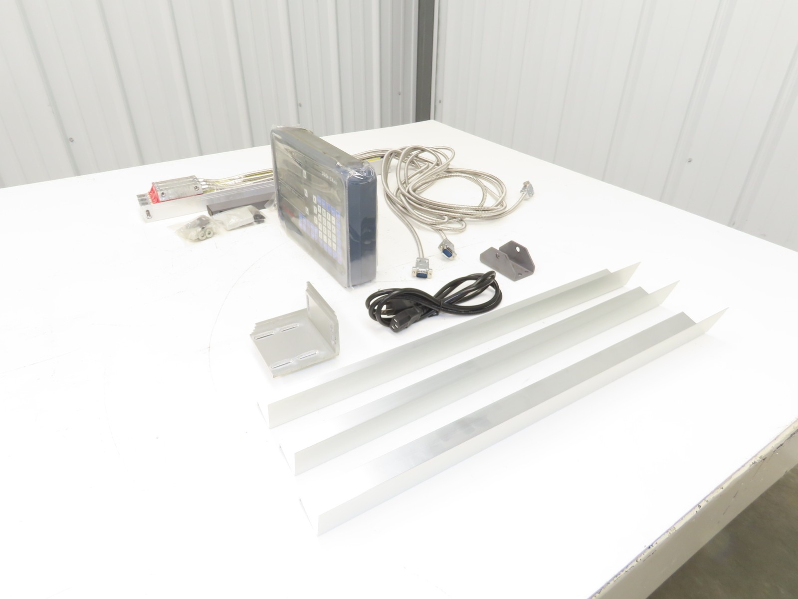 ToAuto DRO-3Axis HMI Controller Panel Push Button W/ Linear Scales Mount & Cord