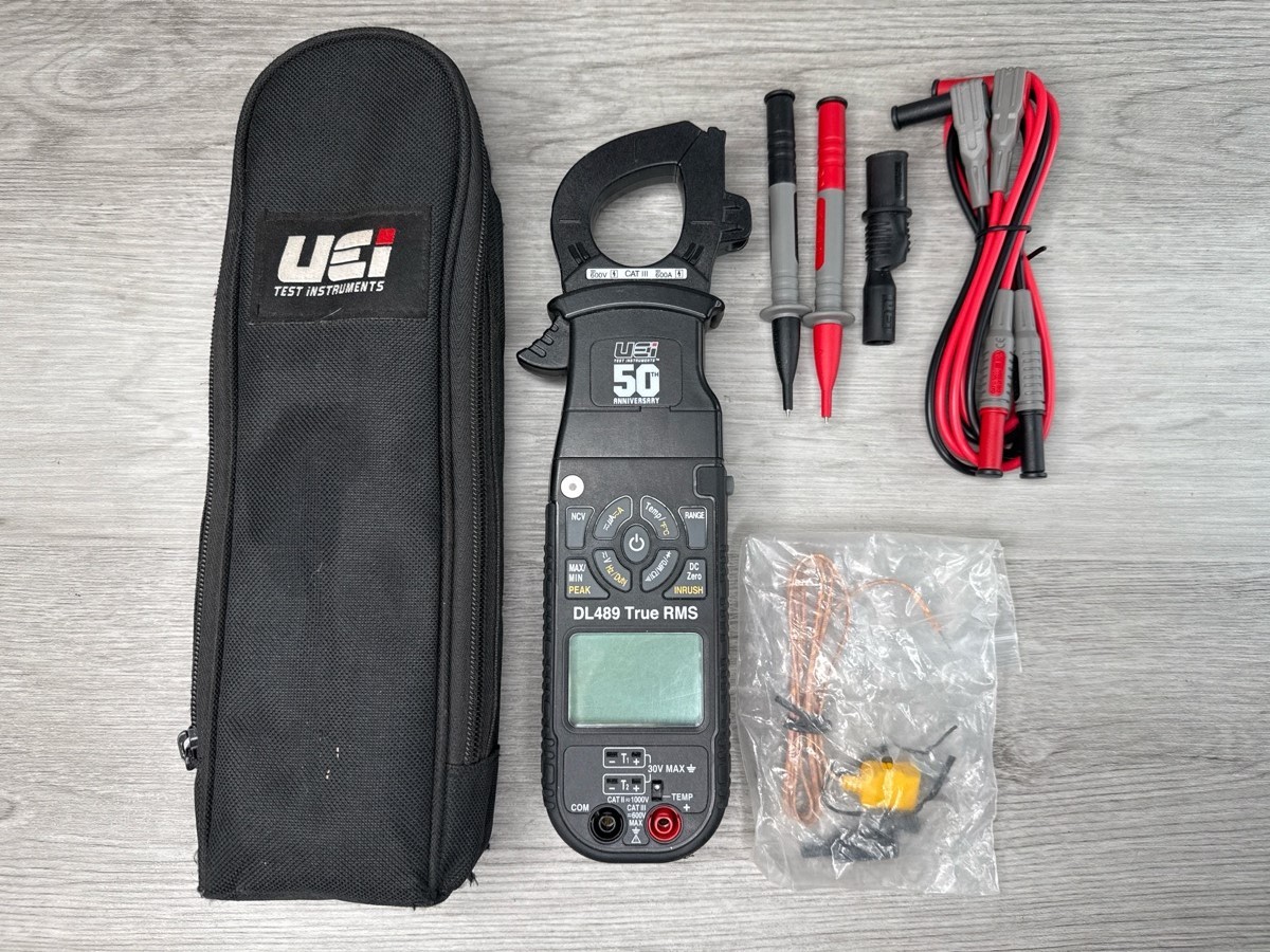 UEi Test Instruments DL489 True RMS Digital Clamp Meter 50th Anniver (A1D032711)