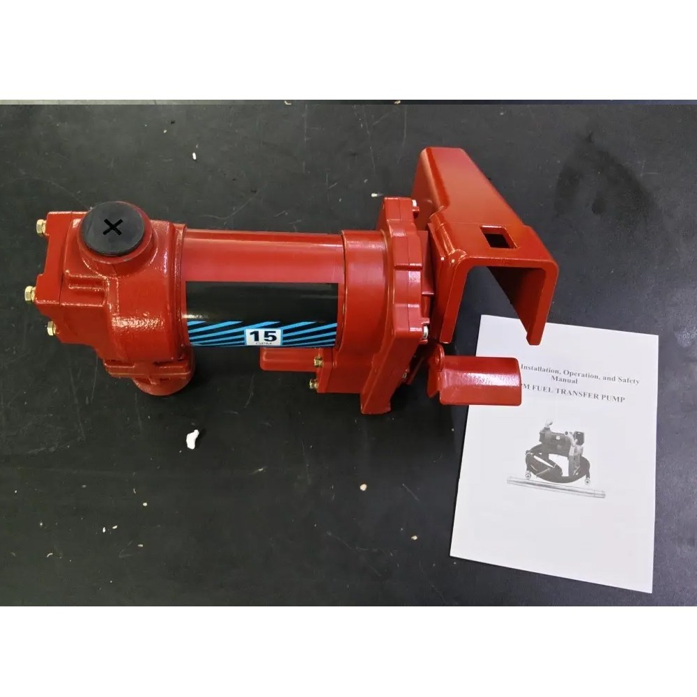 Fuel Transfer Pump 15GPM 12V for Gasoline Diesel Electric Self Priming Pump 1/4″