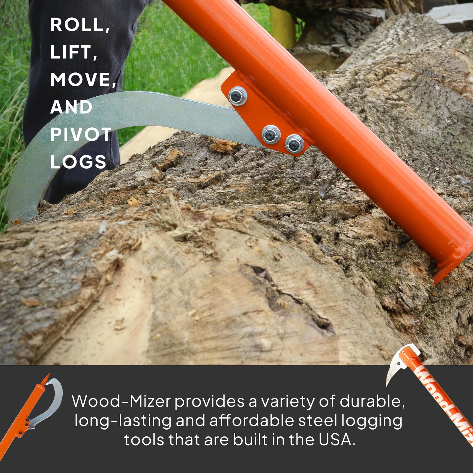 NEW Wood-Mizer Steel Cant Hook – Built in the USA!