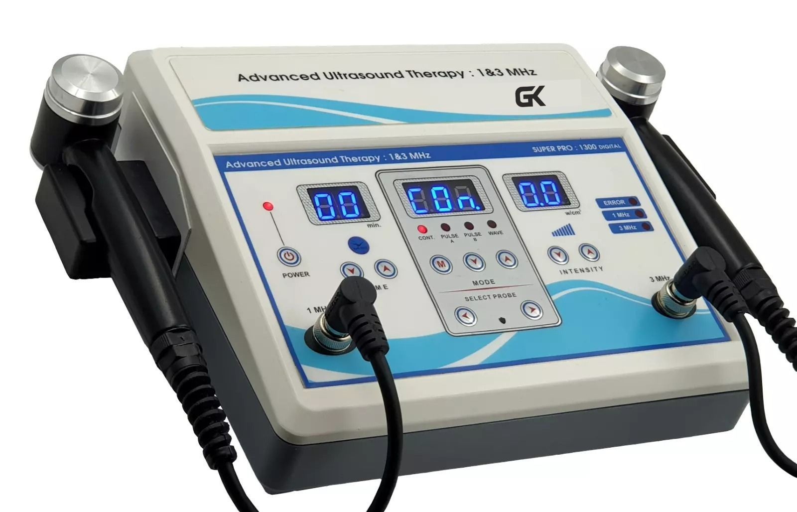 1 & 3 Mhz Frequency Portable Therapy Machine, Display Therapy Machine