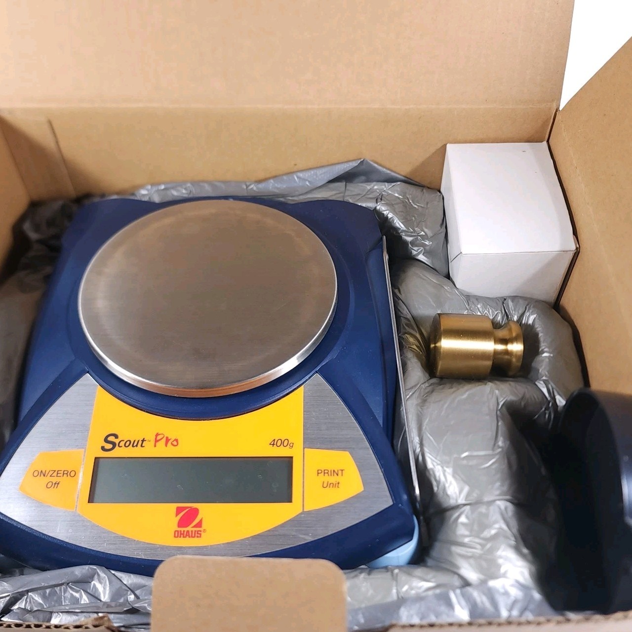Ohaus Scout Pro SPE401 400g Digital Scale Portable Digital Gram Complete In Box