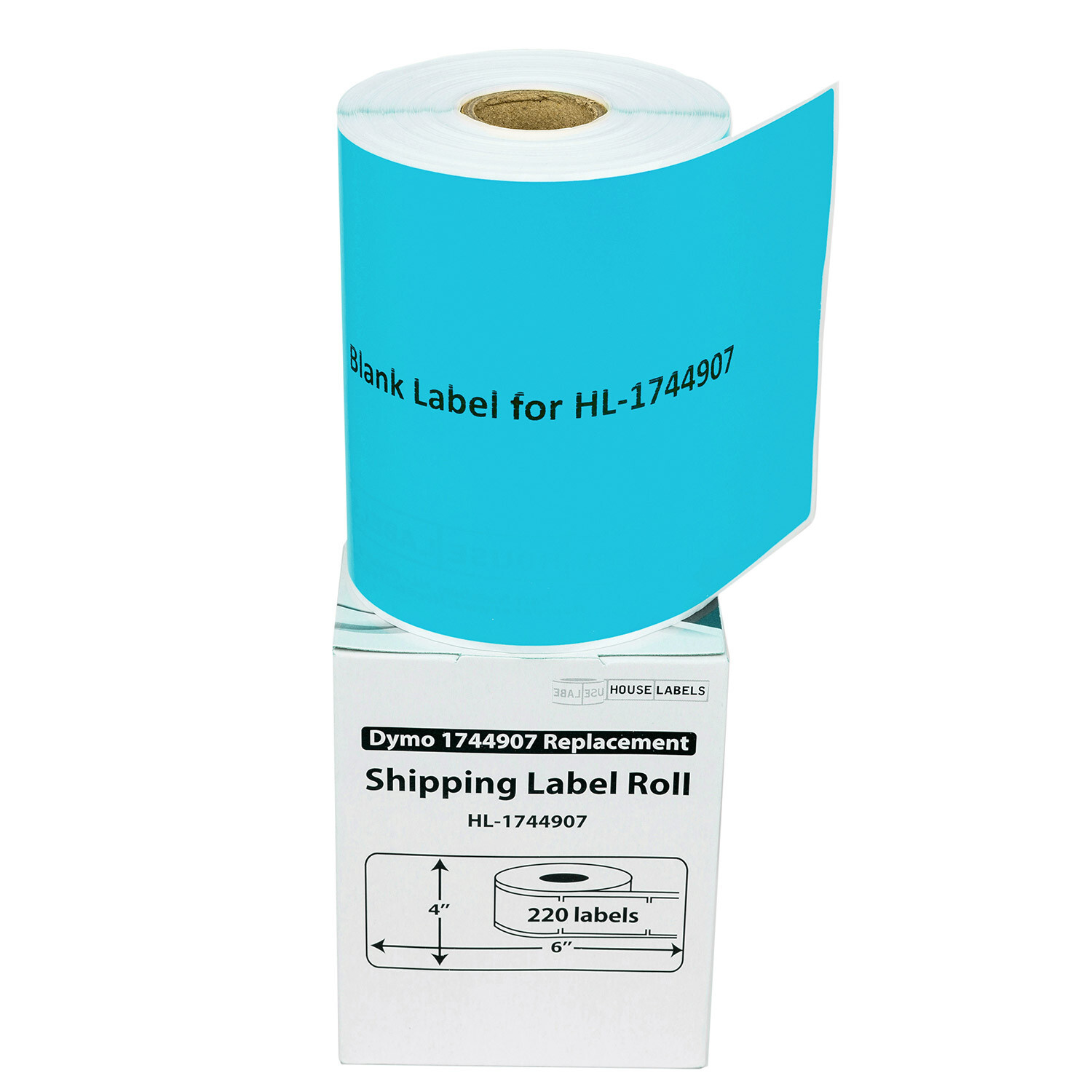 DYMO LW 1744907 BLUE 4XL 4×6 4″x6″ – (15) Rolls All-Purpose Labels – FREE SHIP