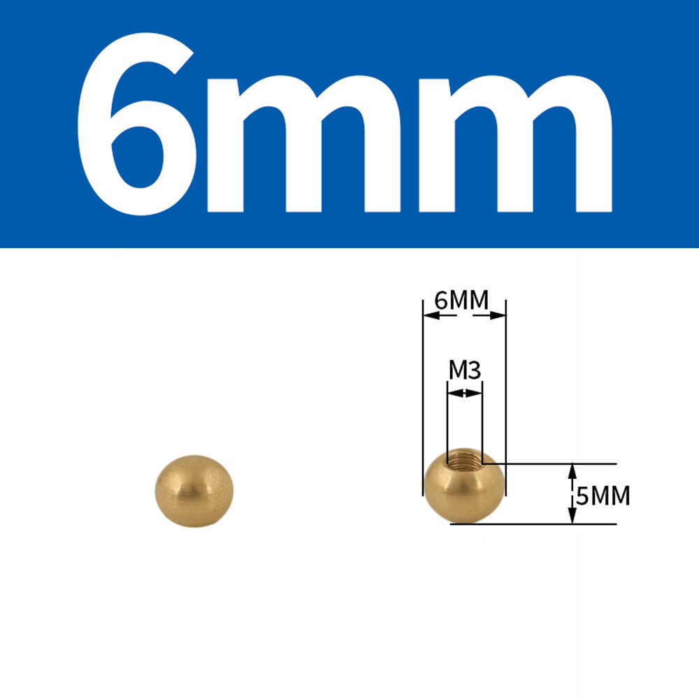 Diameter 6~25mm M3 M4 M6 M10 M12 Brass Thread Ball Nut With Copper Thread Balls