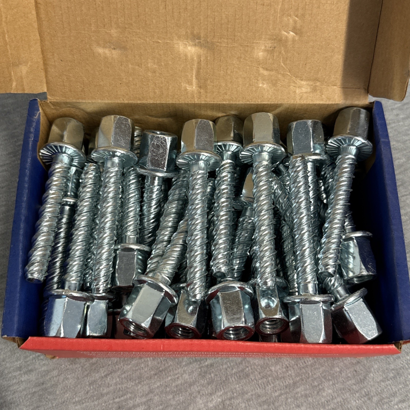 Powers Fasteners 1/2 Coupler 3/8×2-3/4 Inch shank Carbon Steel 07175 (250ct)