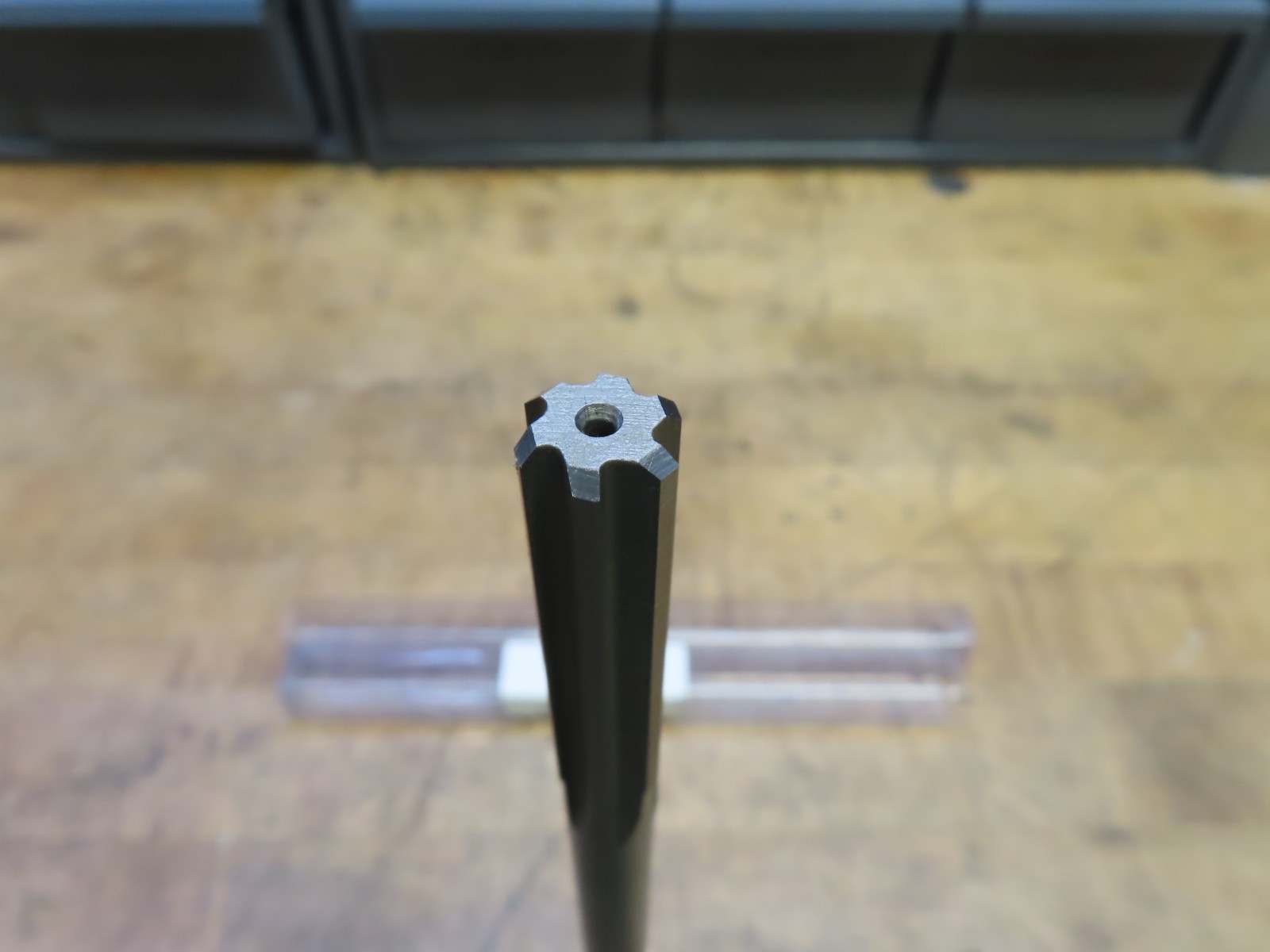 Titan USA .4715″ (12mm undersize .02mm) 6 flute HS chucking reamer