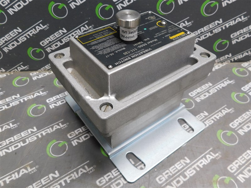 USED Metrix 5550-111-120 Vibration Switch 480VAC Max. 15A/250VDC Max. 1/4A 1/8HP