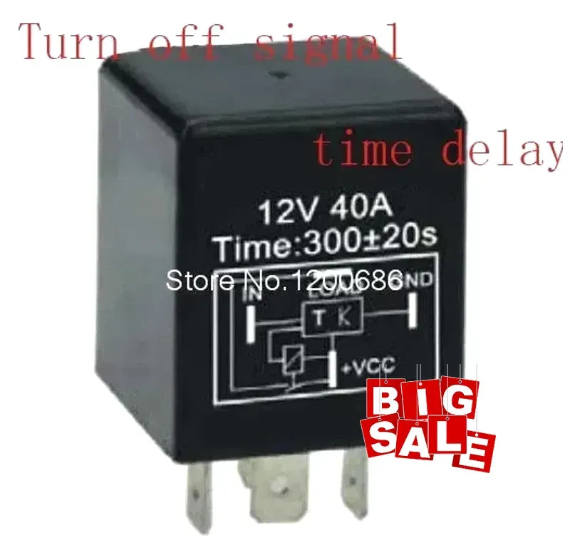 Time Delay Relay 12v Automotive Automatic 5s 10s 1min 5min 10min Switch Turn Off