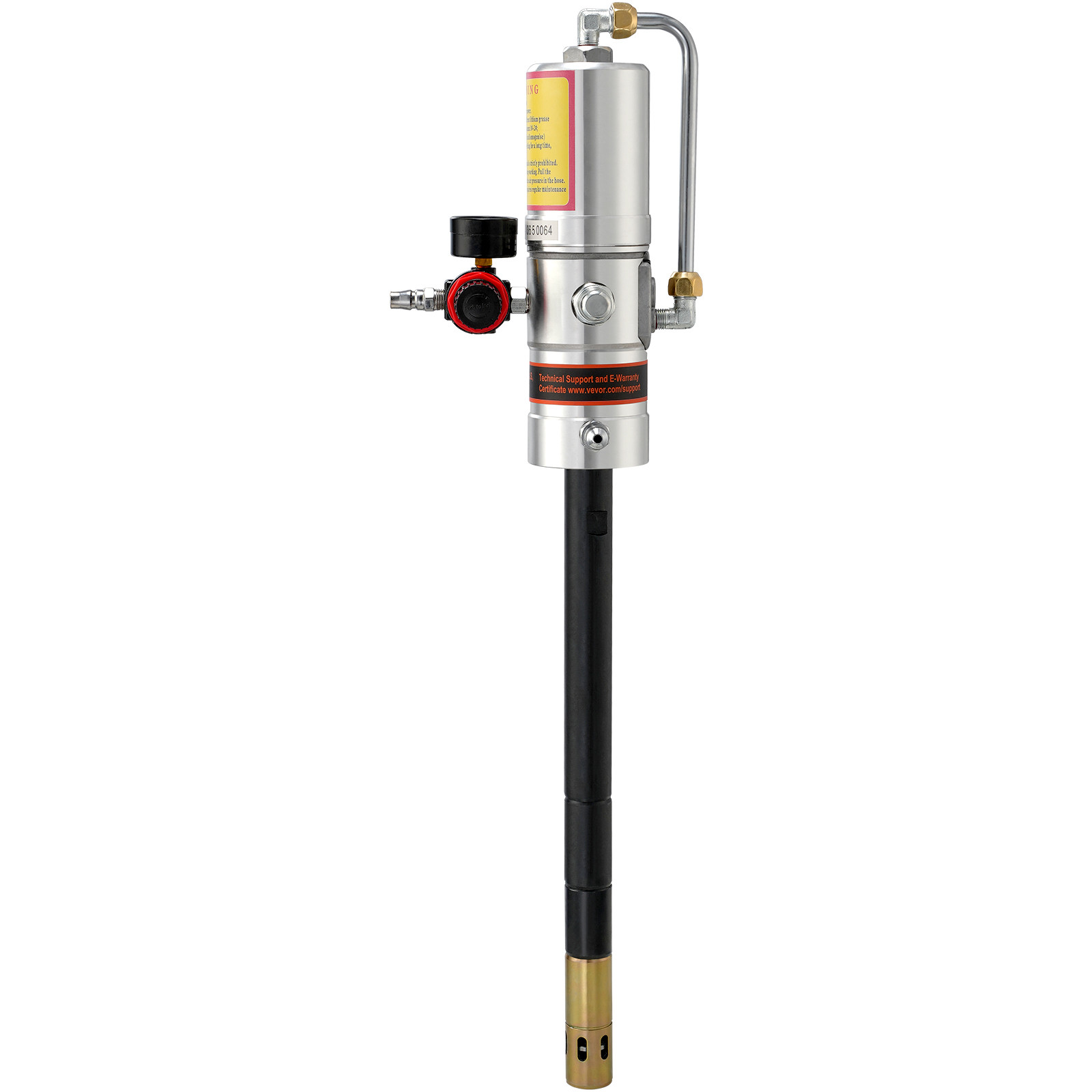 VEVOR Grease Pump Air Operated Grease Pump 0.6-0.8Mpa 13 ft Hose & Grease Gun