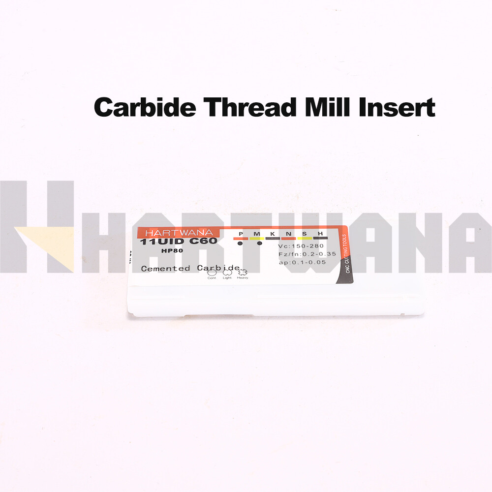 CARBIDE THREAD MILL Indexable Thread Mill 3 Flute For 60 Degree 2.0-4.0