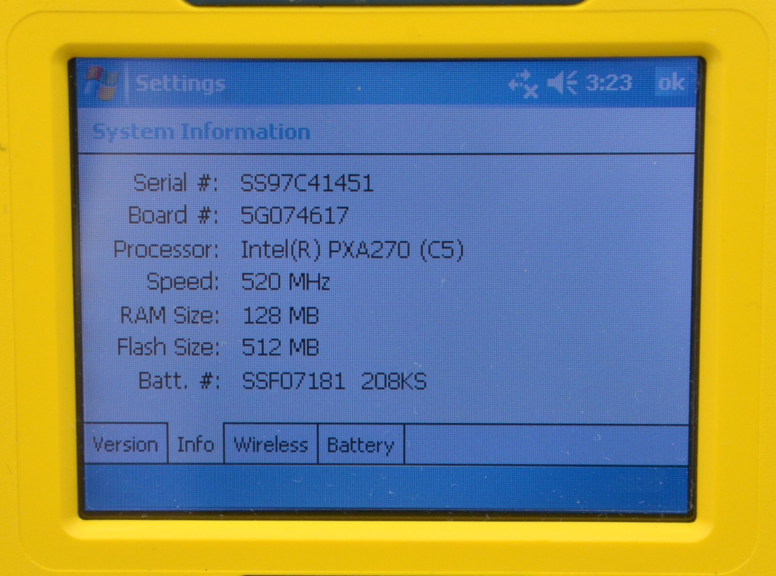 Trimble TDS Ranger X Series Handheld Field Computer Data Collector