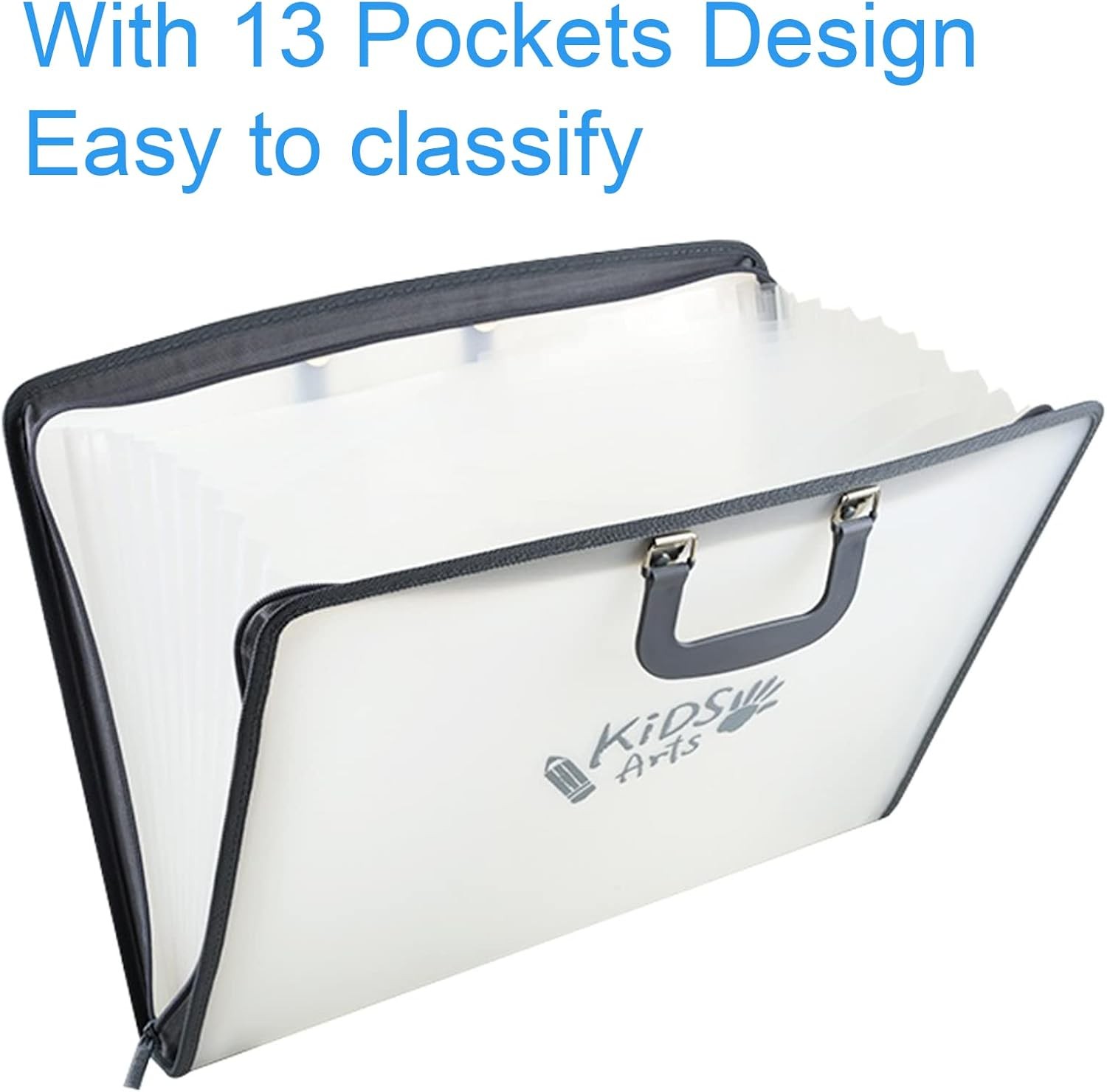 11×17 Accordian File Organizer 13 Pocket 11×17 Portfolio Folder for Artwork with