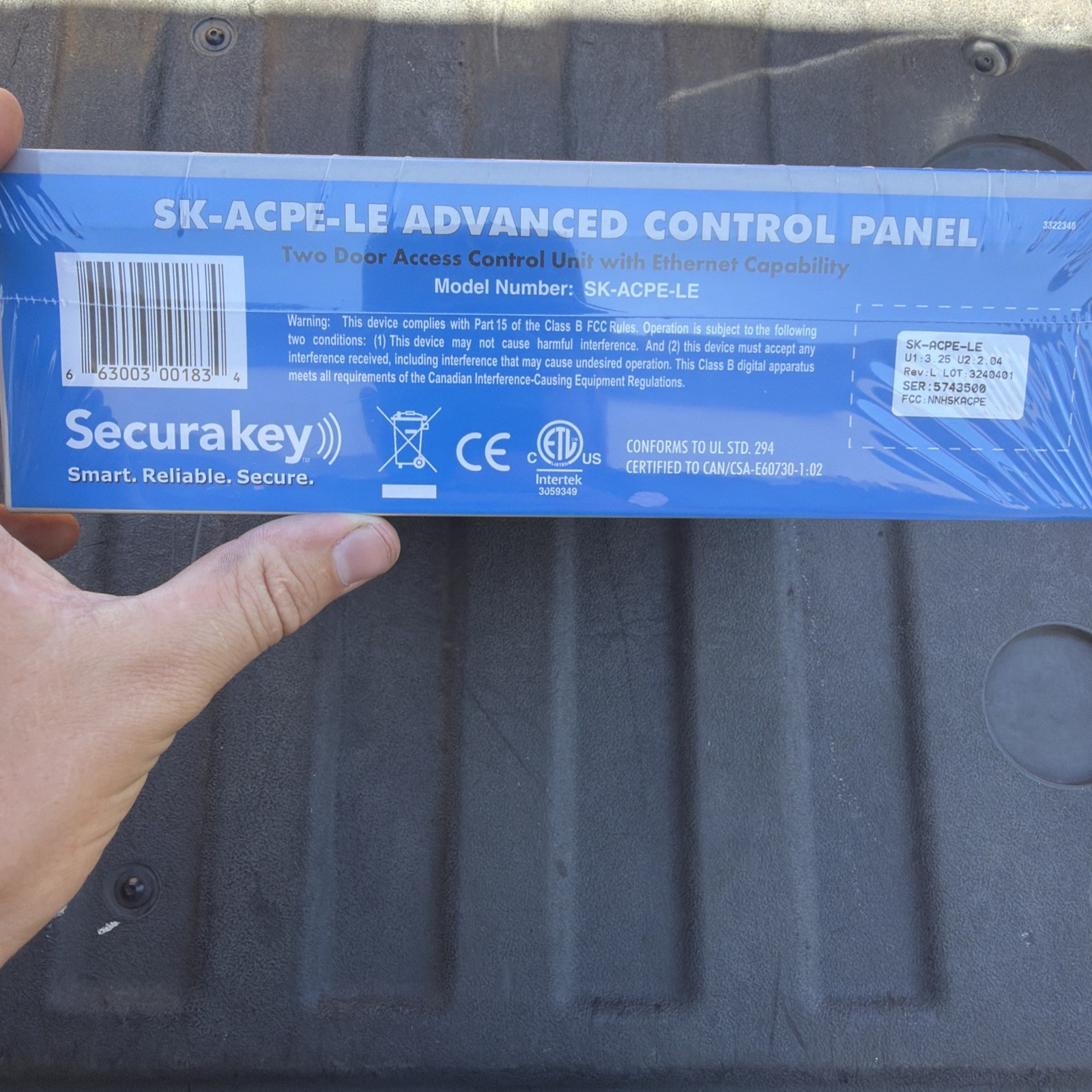 SecuraKey SK-ACPE-LE Advanced Control Panel Brand New And Sealed