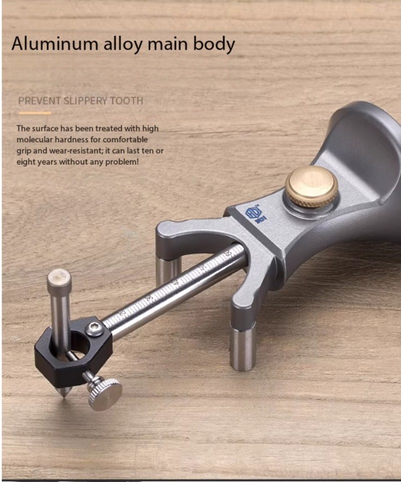 Dual-Purpose Straight and Curved Line Scribing Tool Parallel Line Drawing Tool