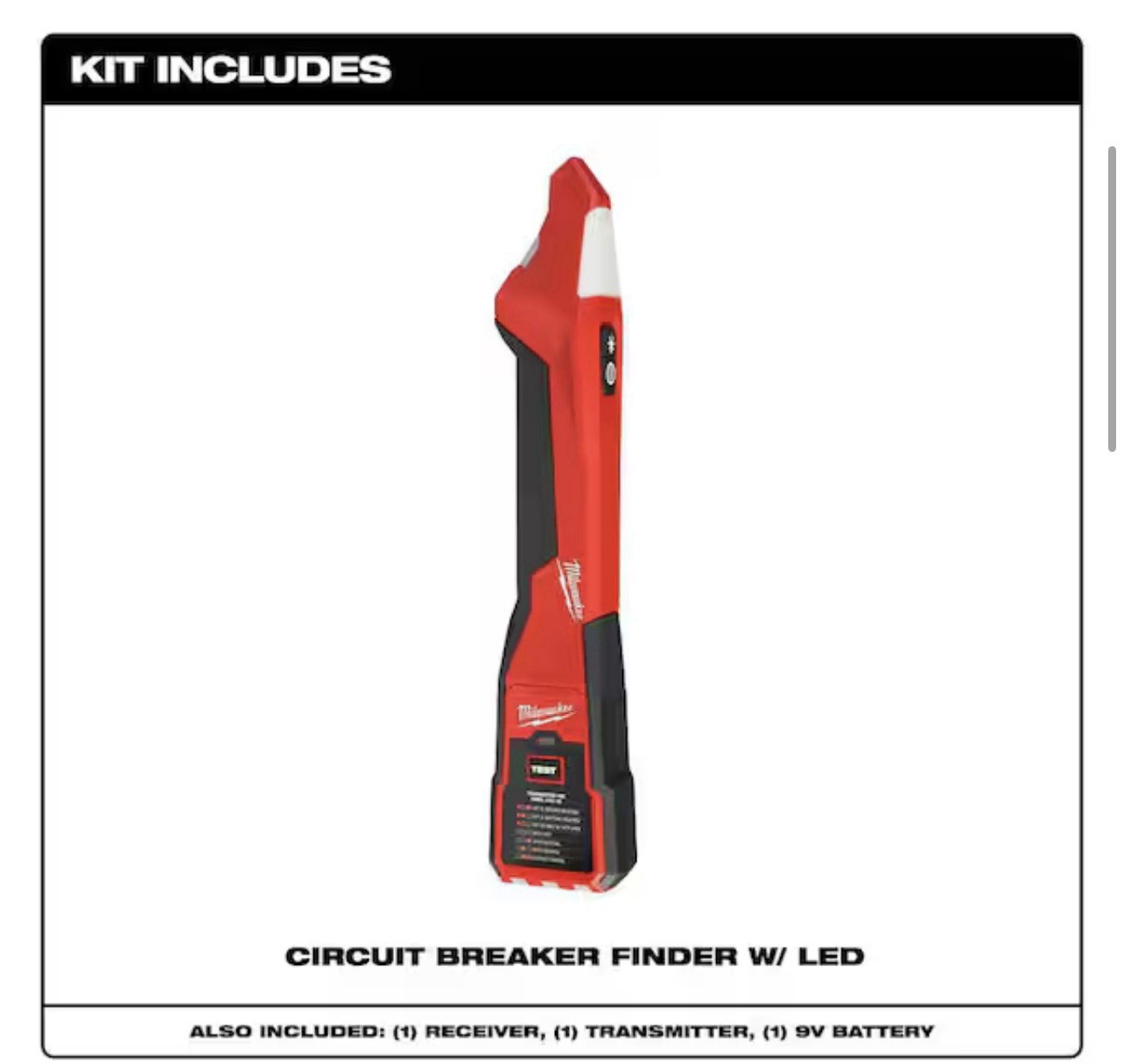 Milwaukee 2222-20 Circuit Breaker Finder w/ LED