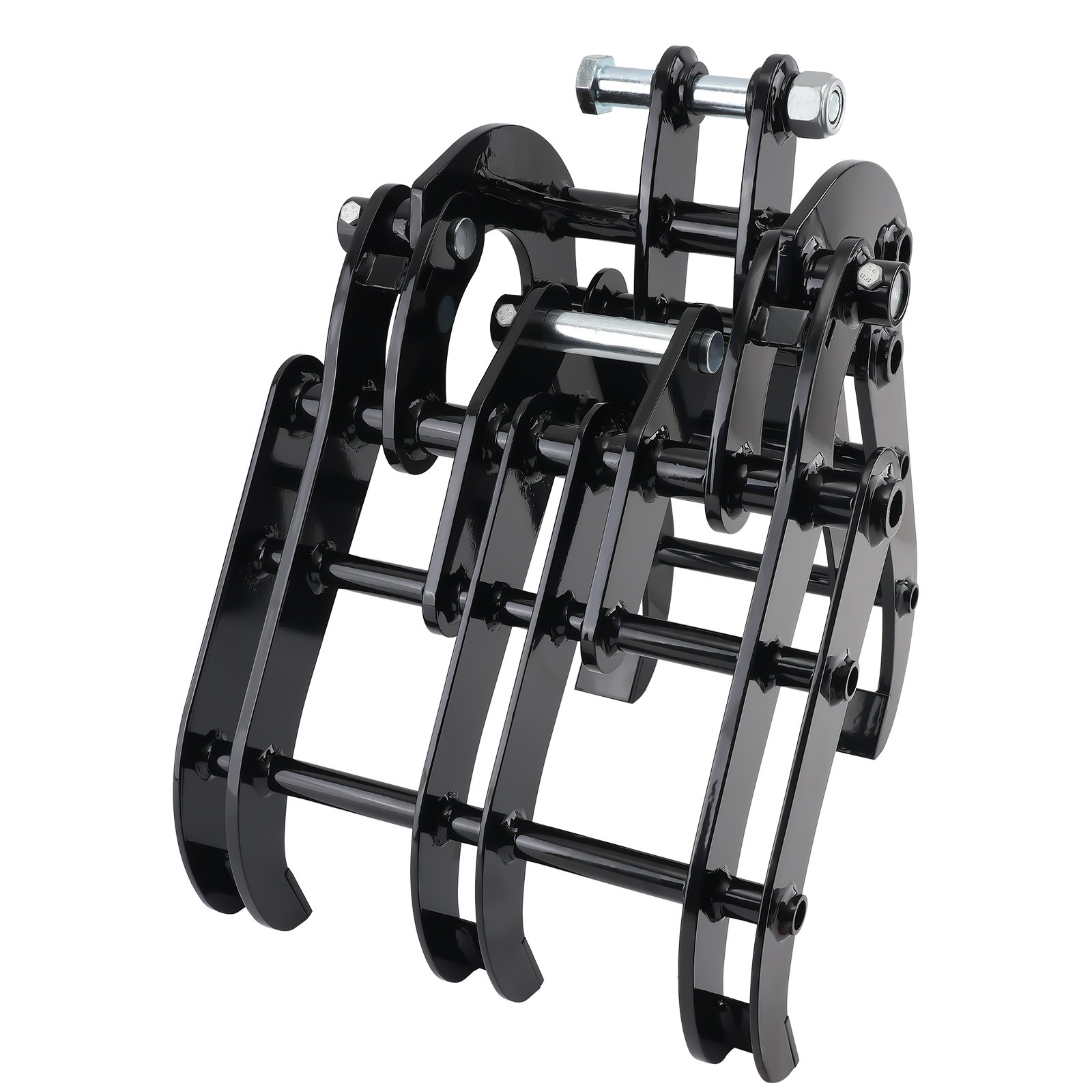 Steel Grapple with Powder Coated Finish for Mini Excavator 0.8-1.8T