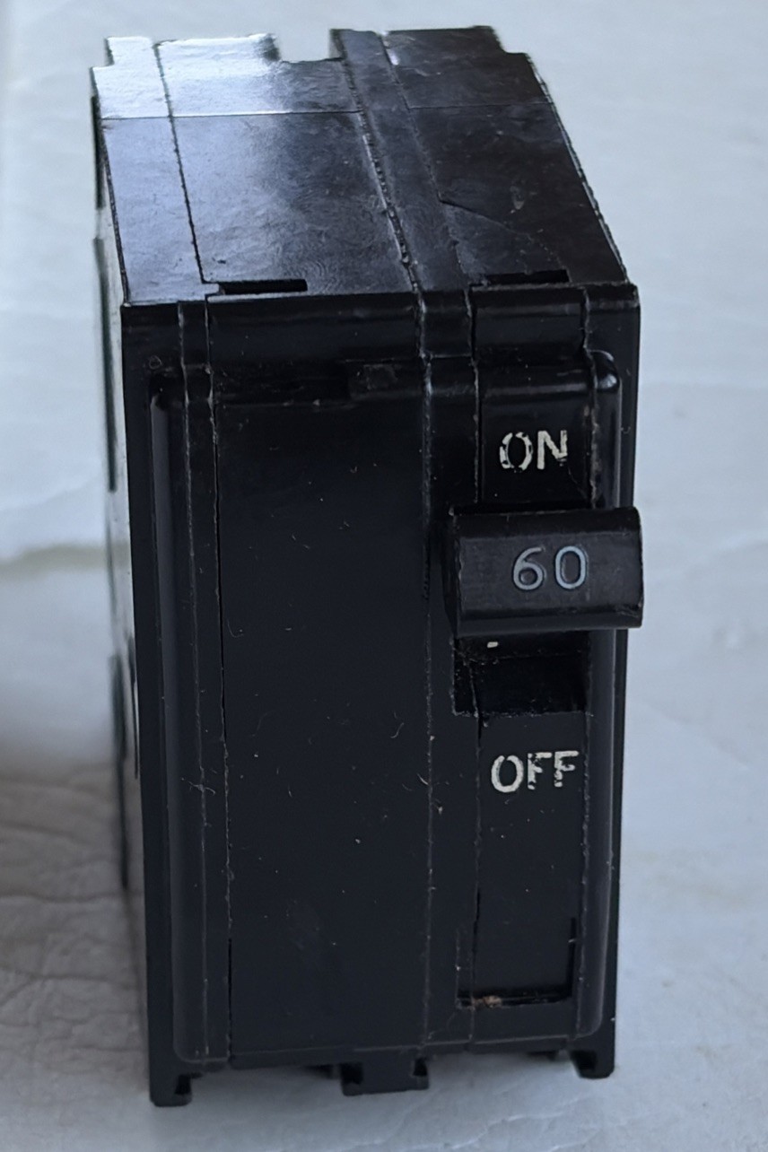 Square D Circuit Breaker QO 60A 2 pole Black Face QO260 long stab – Nice!