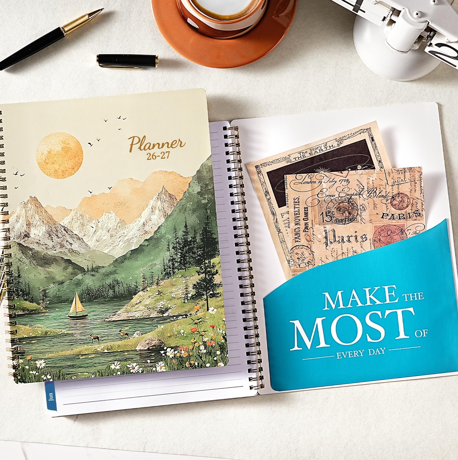 20262027 Academic Planner Weekly & Monthly Organizer with Tabs, 8.5×11 Size